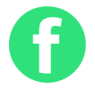 logo facebook pequeño en verde