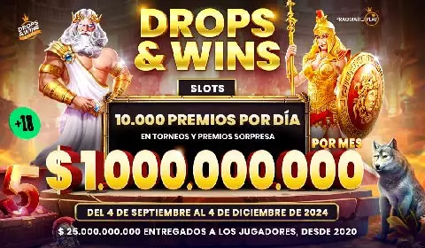 Promoción Drops and Wins